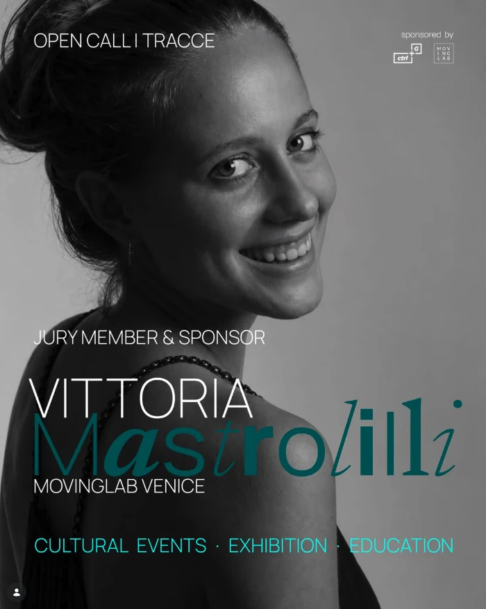 Vittoria Mastrolilli, MovingLab Venice, nella giuria di «Tracce»