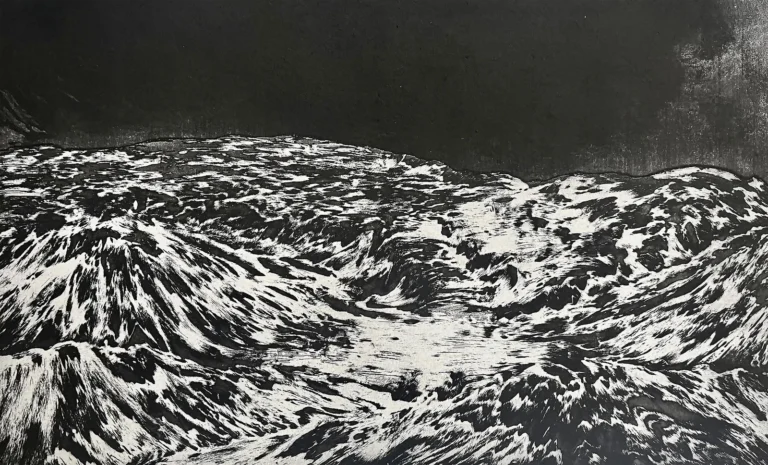 Matilda Forner, «Silentium grave» (2026): acquaforte, 35 × 42,5 cm