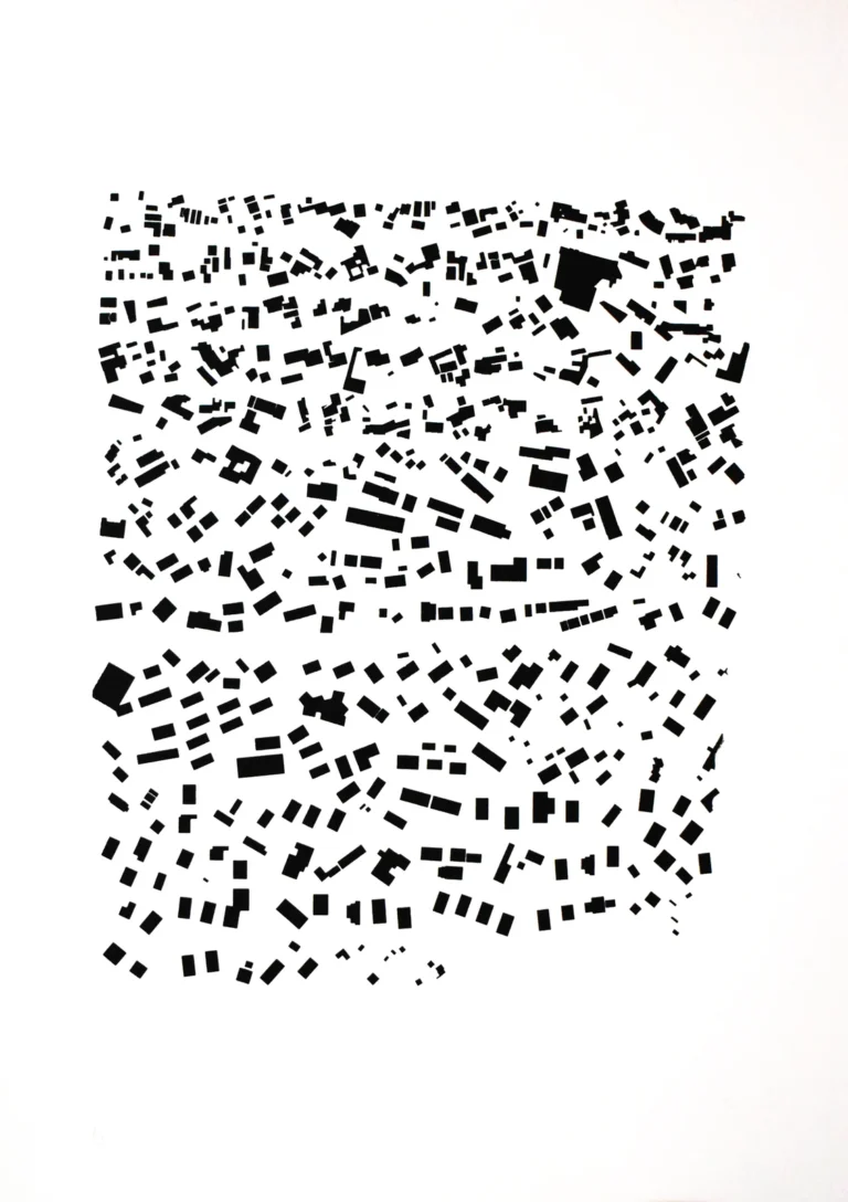 Simona Boccardi, «Sradicati» (2024): serigrafia, 35 × 50 cm